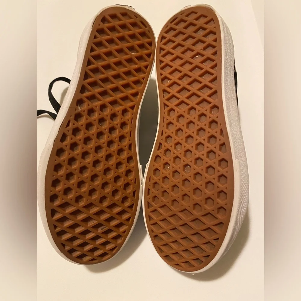 Vans Black and Brown Kids Sneakers